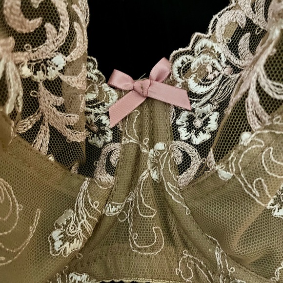NWT Nessa Bra Soft Juliette 32F UK 32G US 70G EU embroidery - Picture 4 of 10